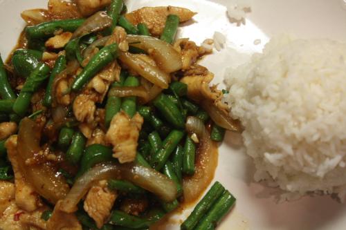 Pad Prik Kaeng Chicken